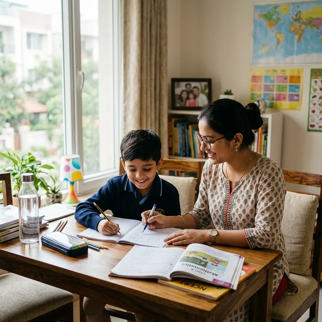 An experienced educator mentoring a student in Jaipur
